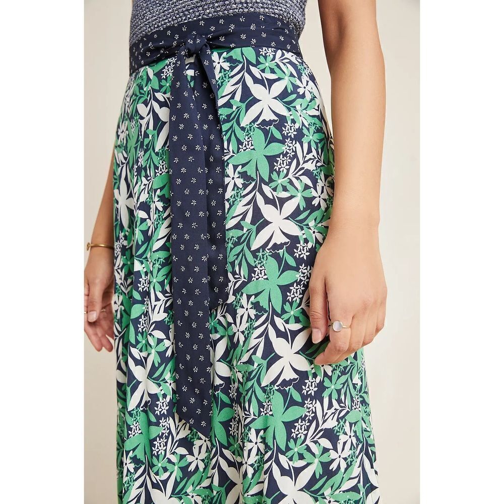 New Anthropologie x Velvet Susannah Wrap Midi Skirt Size XS - Picture 1 of 7